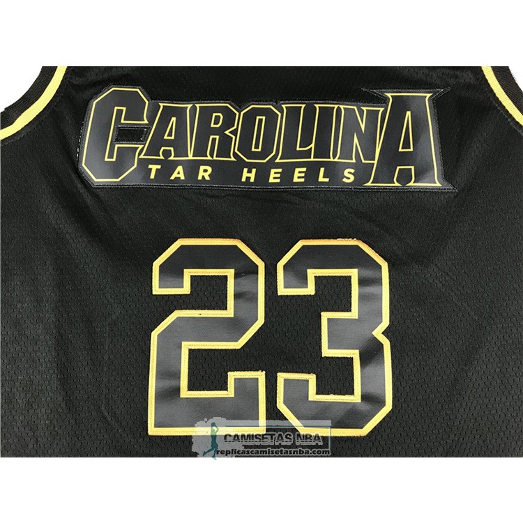 Camiseta North Carolina Tar Heels Michael Jordan Negro